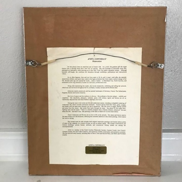 Anita Connelly Watercolor Print Magnolia Flowers - Picture 6 of 6